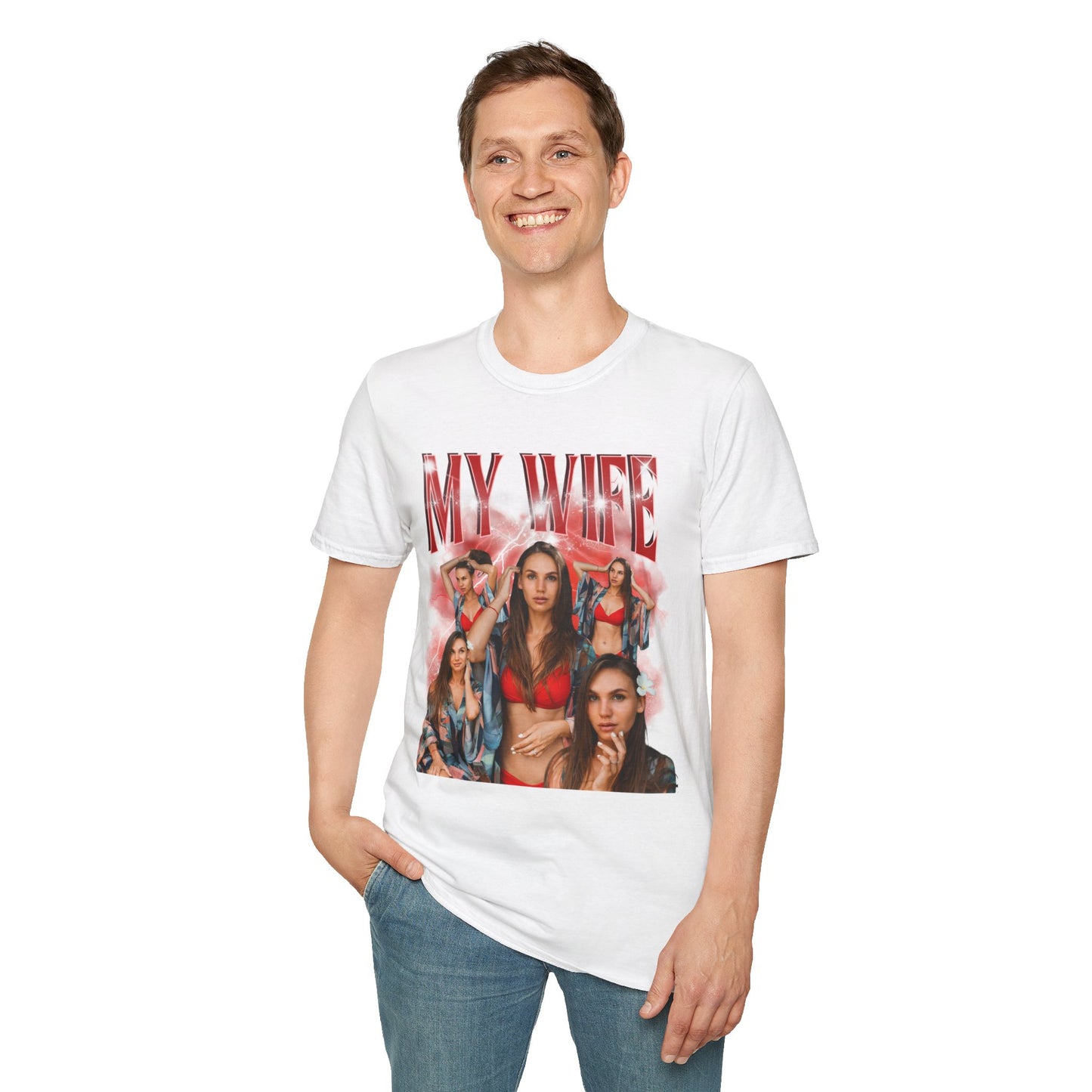 Custom 'MY WIFE' Tee | Vintage Tee | Customize Your Threads